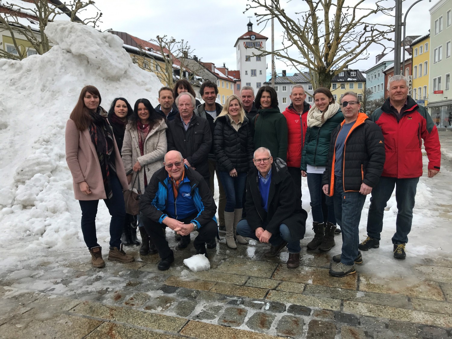 Chiemgau Rad-Guides mit Vertretern des ADFC