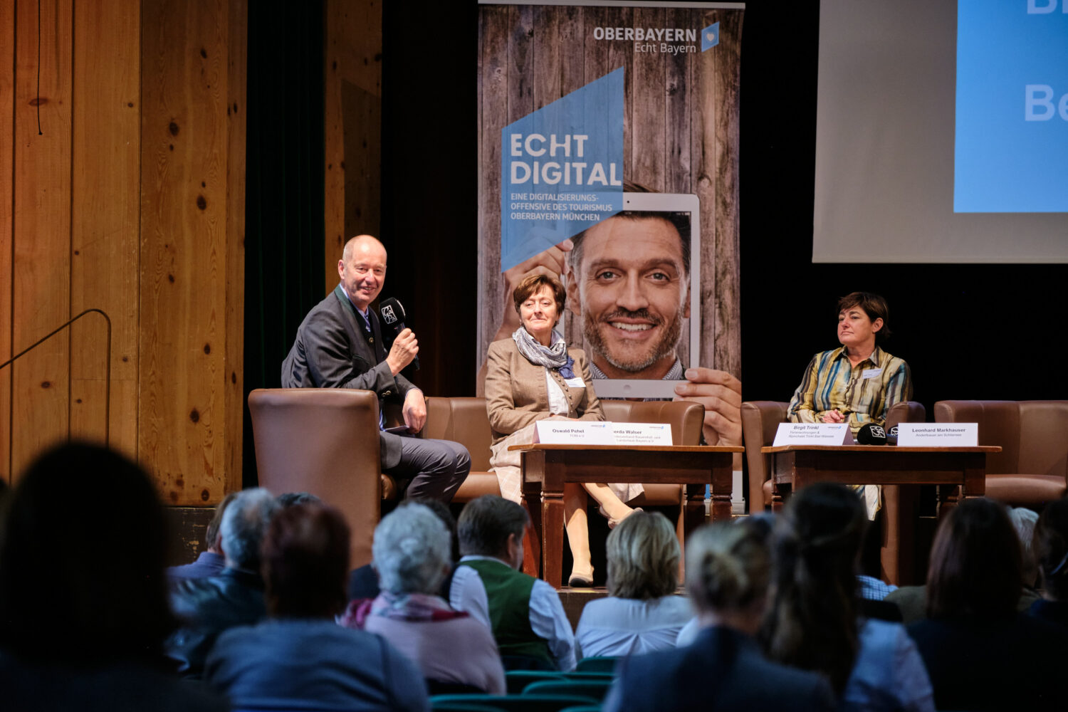 Podiumsdiskussion mit Oswald Pehel, Gerda Walser und Birgit Trinkl